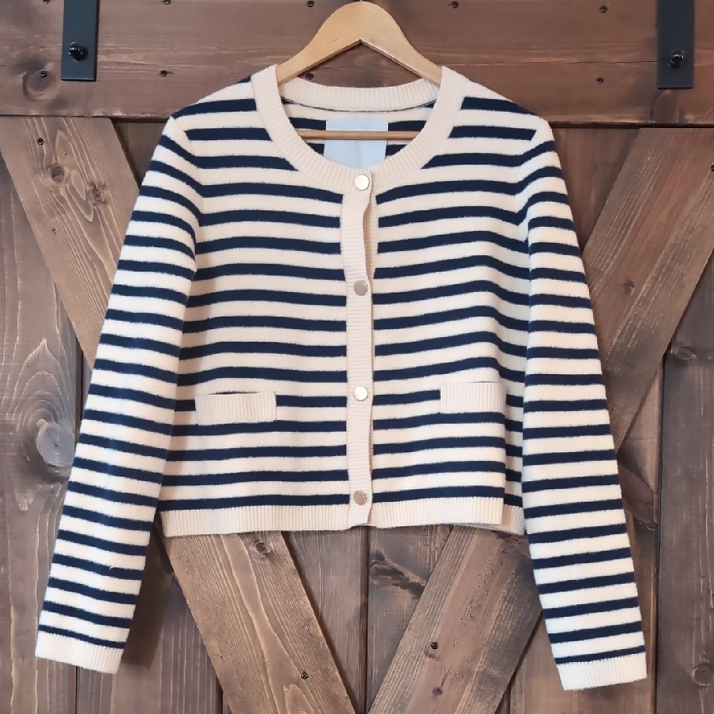 Anthropologie (NVLT) Knit striped Cardigan Jacket S/P